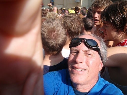 The shirt fight has started the sleeveless dress shirt layer is gone.