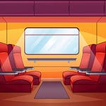 Wide Width Shoes: Your Guide To A Comfortable and Stylish Fit 7 Train inside interior, empty railway car with comfortable seats near large window