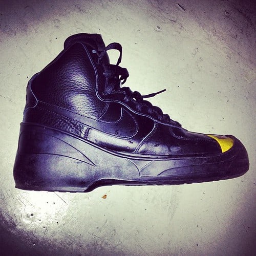 #steeltoes #af1high #af1 #blackwiththegumbottom #nike #workboots #bootcamp