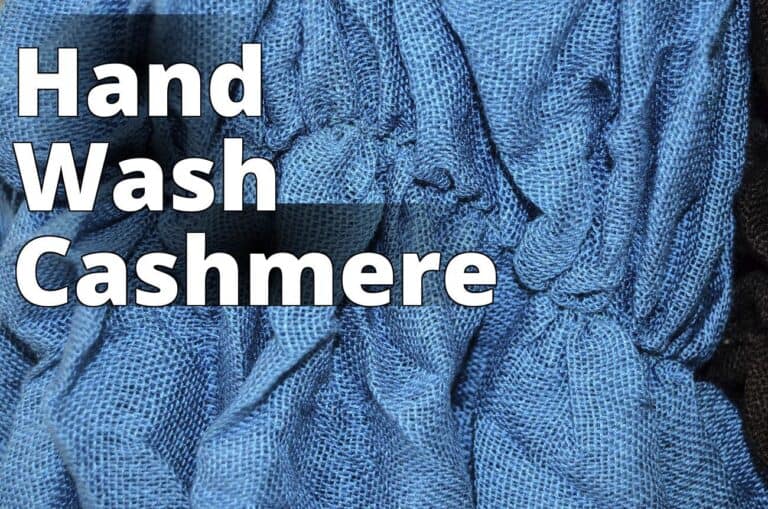The Ultimate Guide to Hand Washing Cashmere Clothing - Everything You Need to Know 1 Close up textile texture - a blue scarf with a black fringe