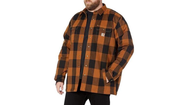 Carhartt Flannel Shirt Jacket Review 1 durable and cozy workwear