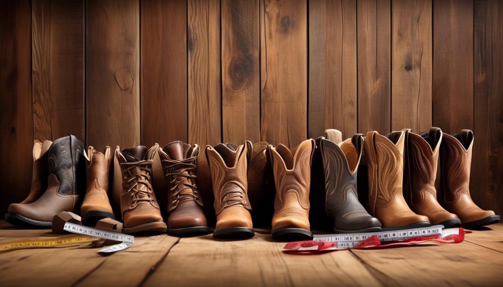 ariat boots sizing guide