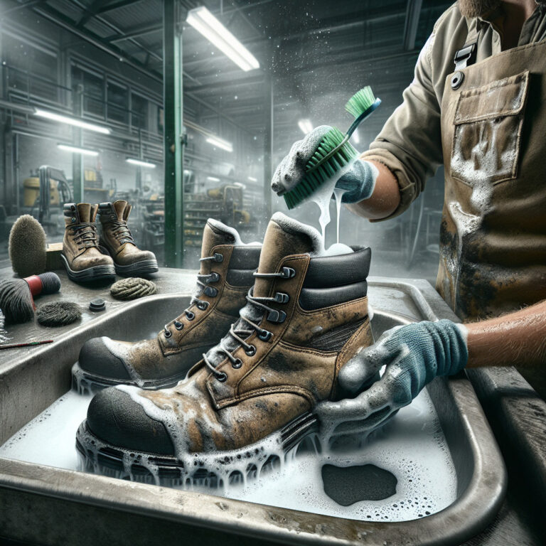 washing steel toe boots tips for maintaining safety